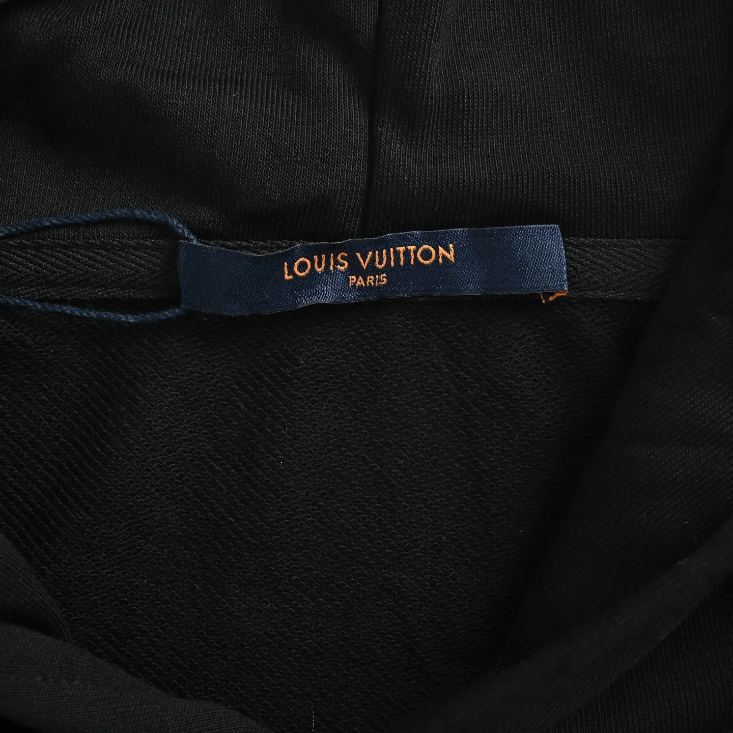 Louis Vuitton/Louis Vuitton embossed letter hooded sweatshirt